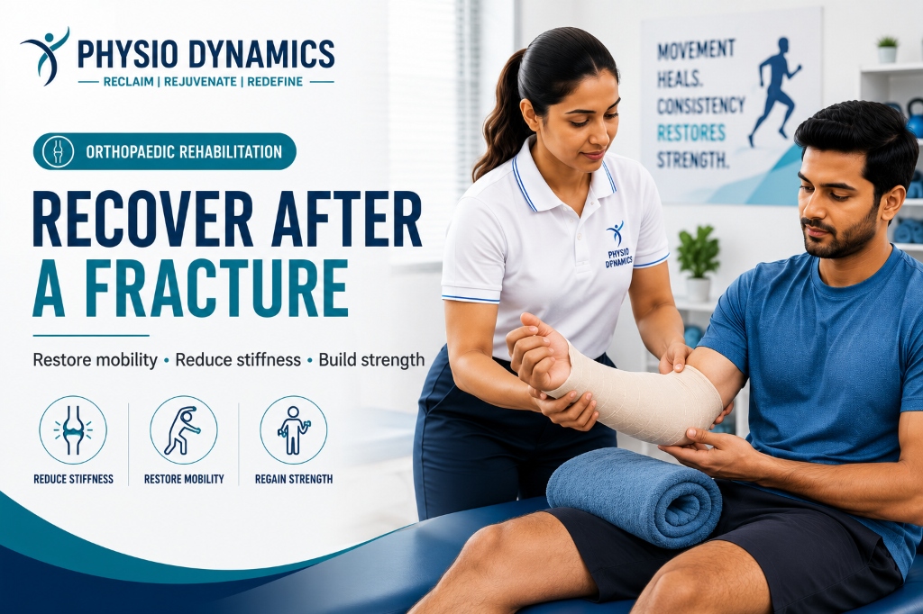 Post fracture stiffness physiotherapy exercises