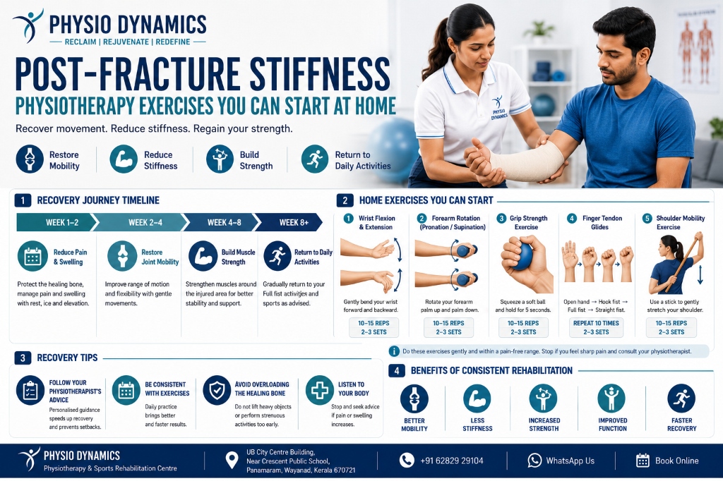 Post-Fracture Stiffness Physiotherapy Exercises You Can Start At Home