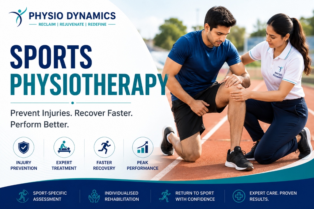 Physiotherapist working with an athlete